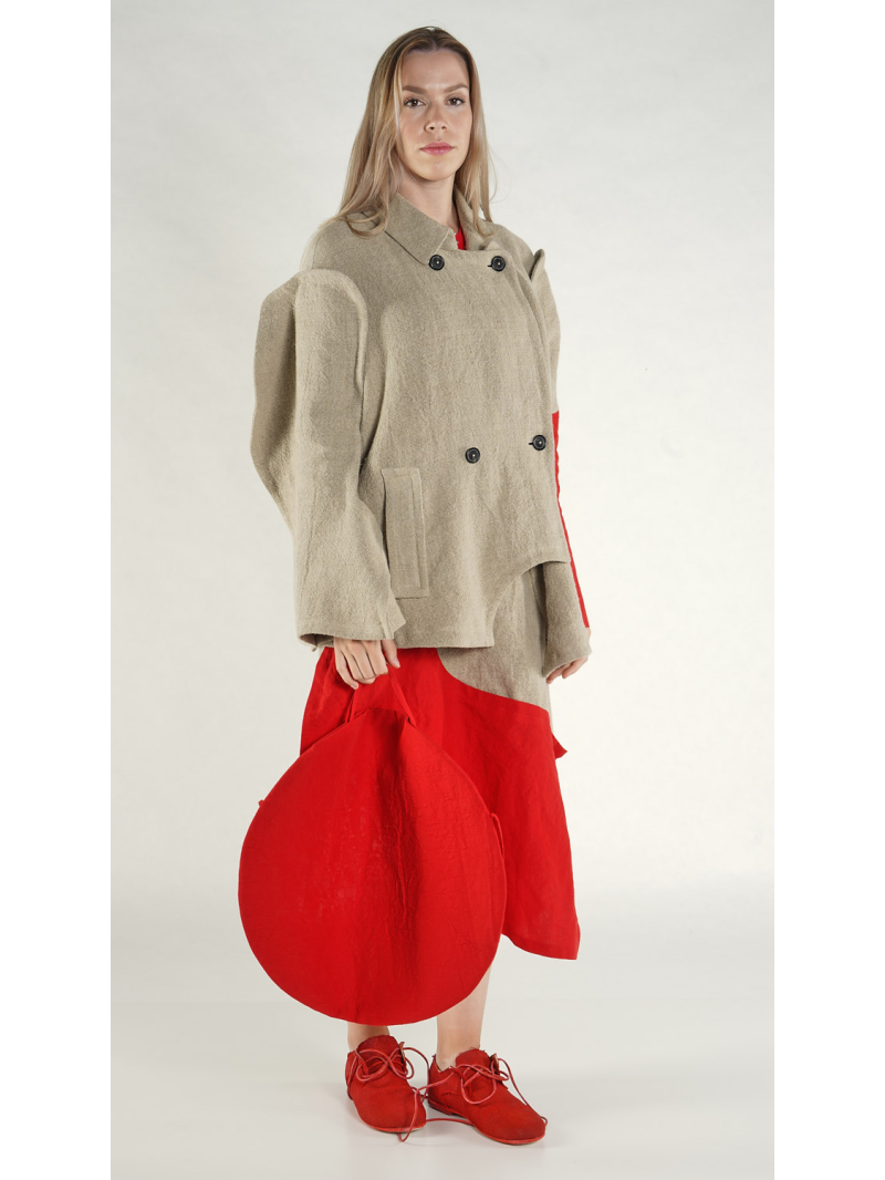 Rundholz - Runder Leinen mix Shopper - 1261122526