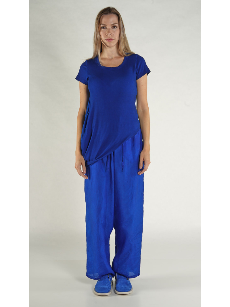 Rundholz - Asymmetrisches T-Shirt in schmaler Form - 1261180503