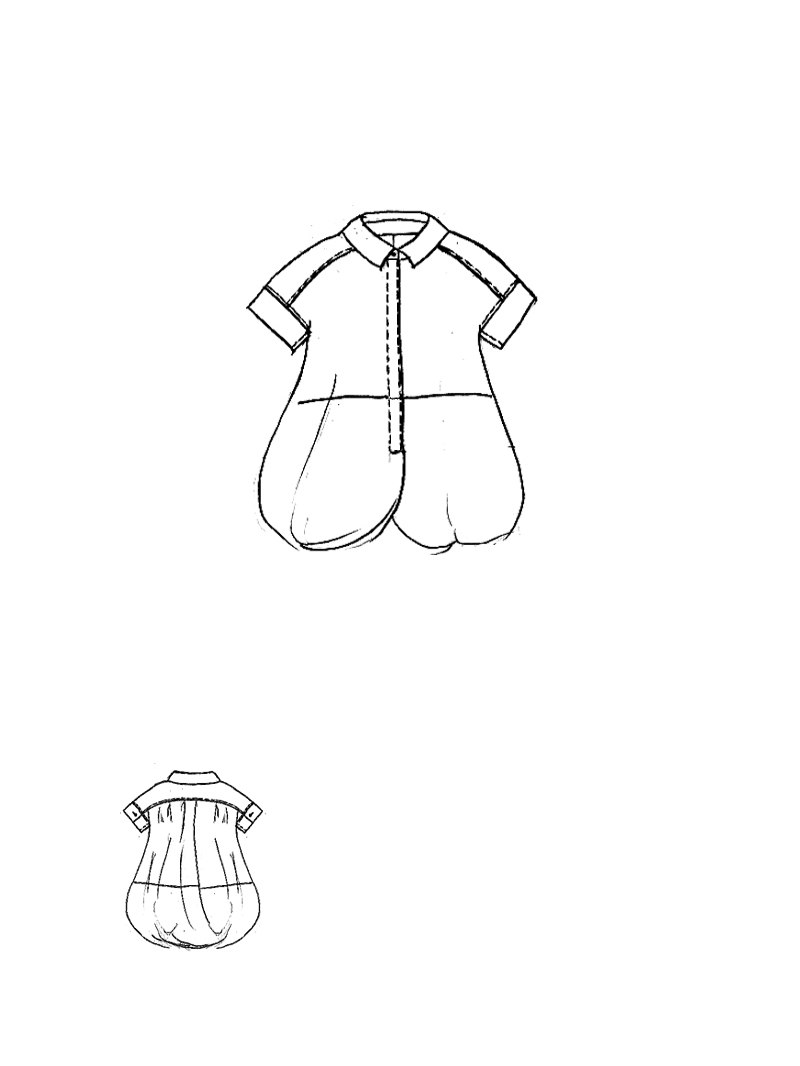 Rundholz - Ballonförmige Bluse mit Drapierung - 1261230404