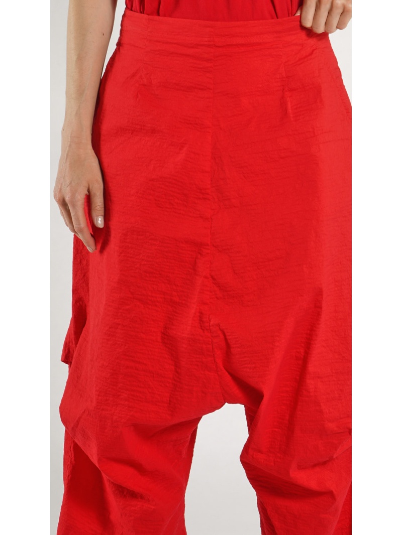 Rundholz - Gerade geschnittene Hose mit Falten - 1261240106