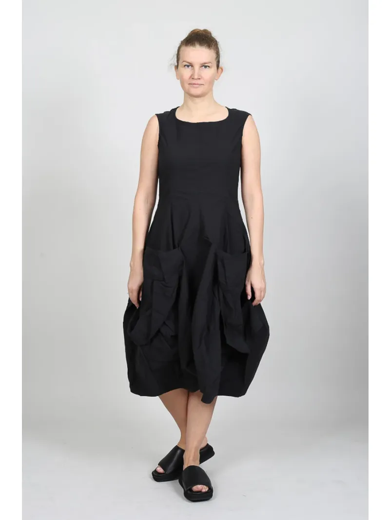 Rundholz - Robe ballon avec application de rubans - 1261240910