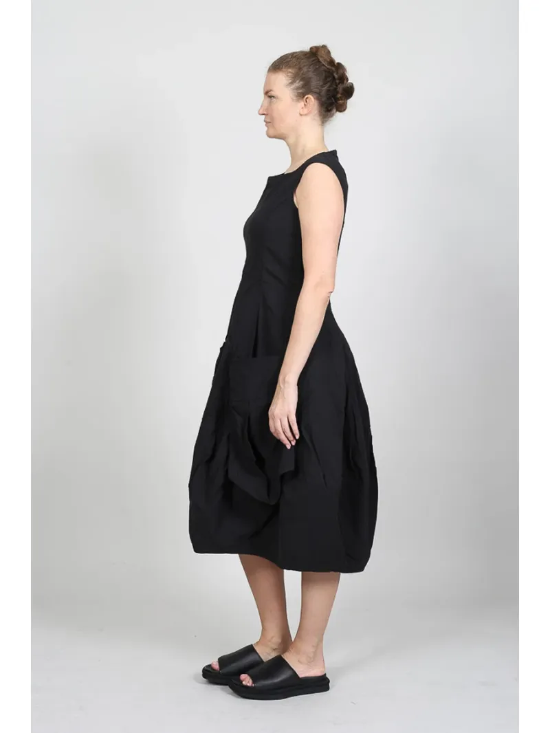 Rundholz - Robe ballon avec application de rubans - 1261240910