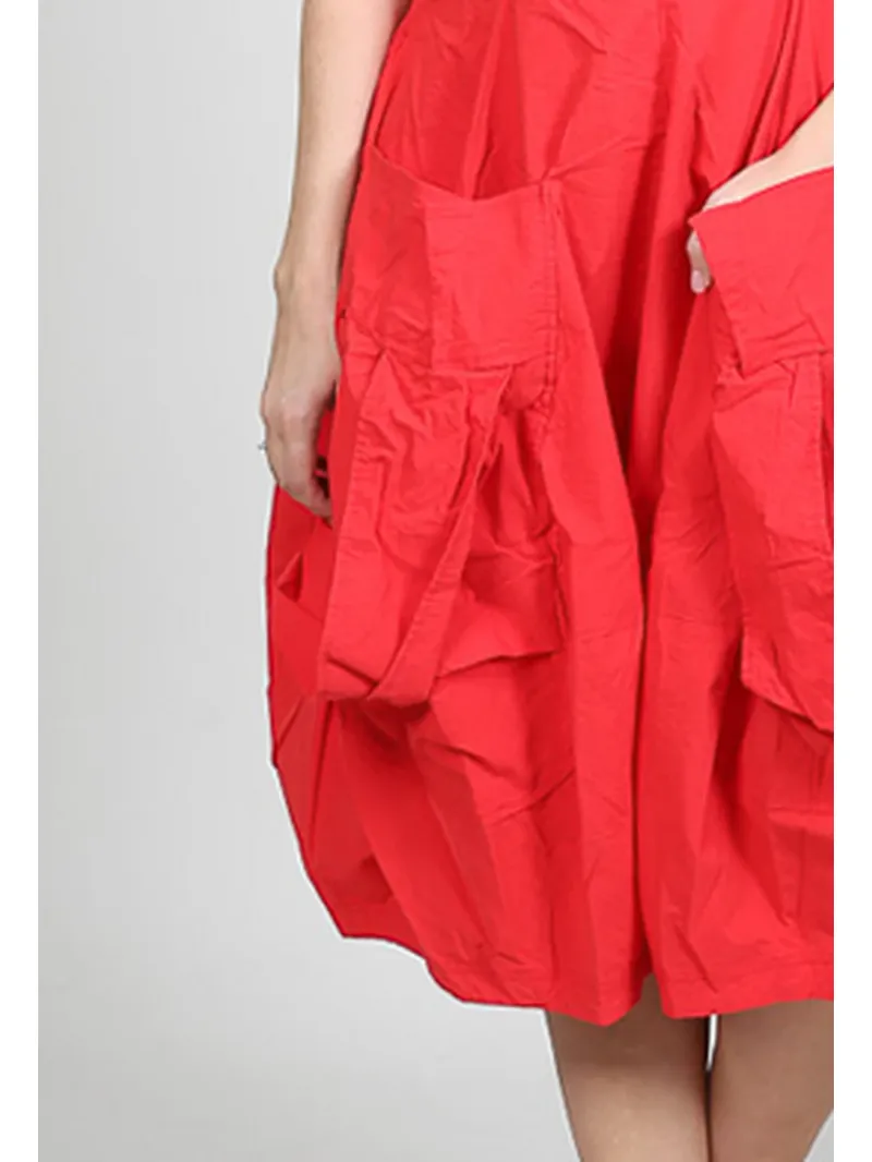 Rundholz - Robe ballon avec application de rubans - 1261240910