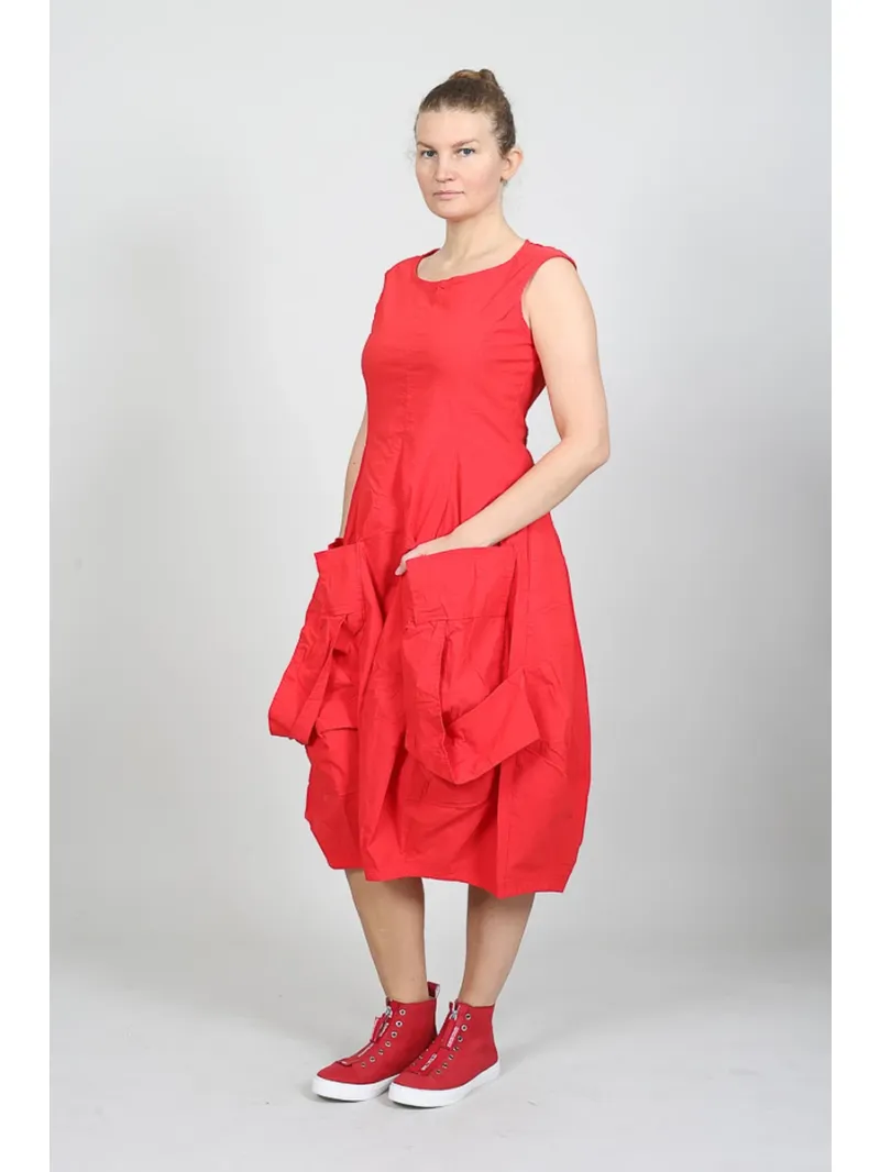 Rundholz - Robe ballon avec application de rubans - 1261240910