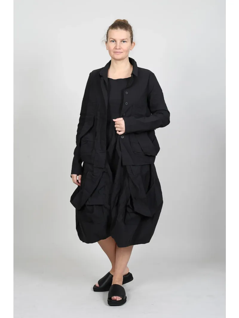 Rundholz - Veste droite avec application de ruban - 1261241102