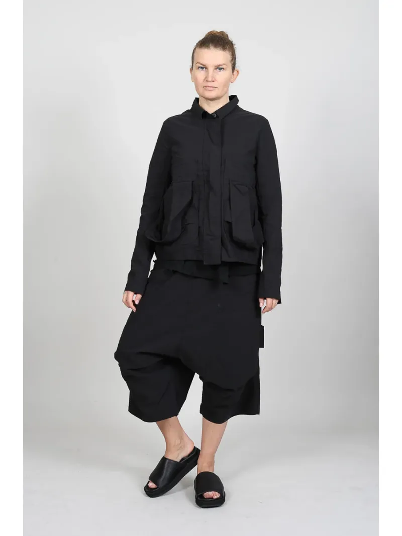 Rundholz - Veste droite avec application de ruban - 1261241102