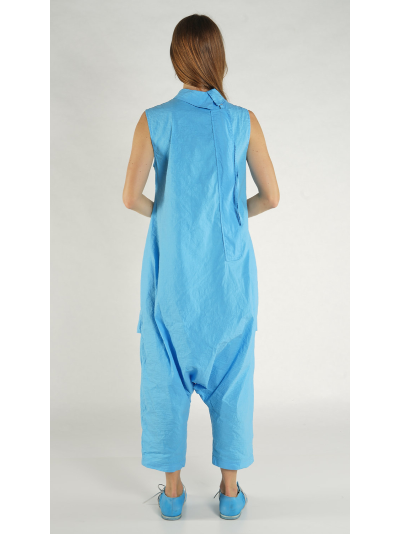 Rundholz - Stretch Overall mit Reißverschluss Hinten - 1261241308