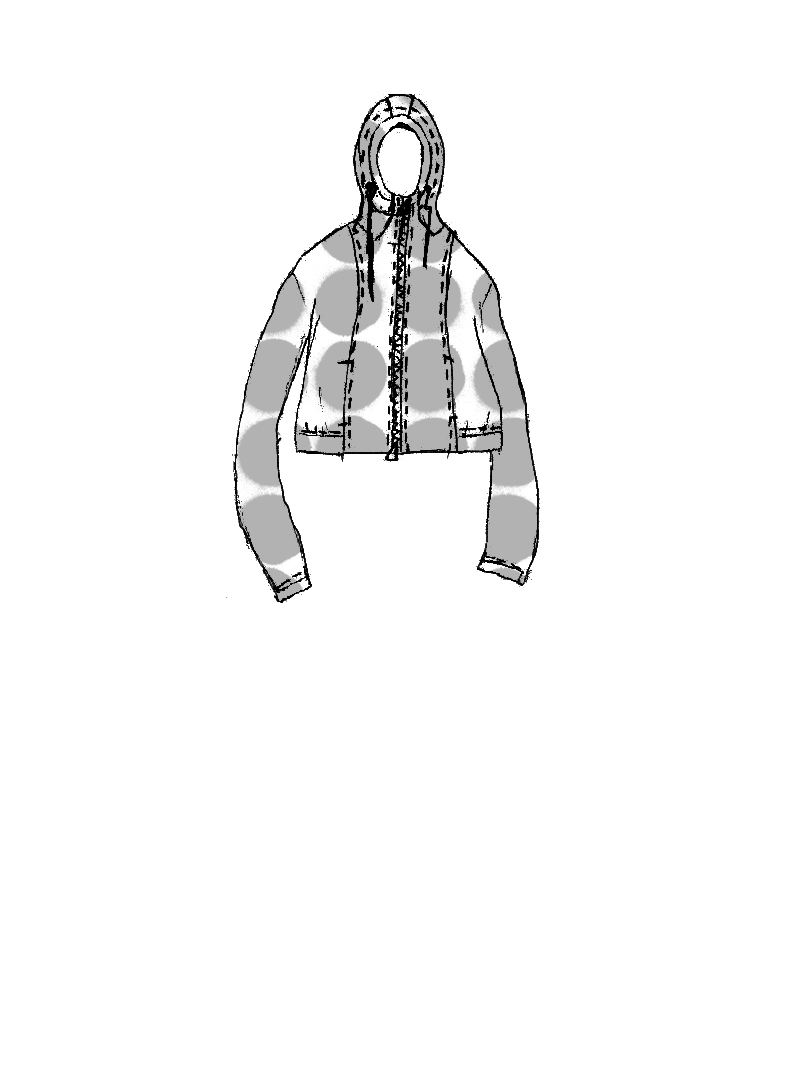 Rundholz - Kurze French Terry Jacke - 1261271105