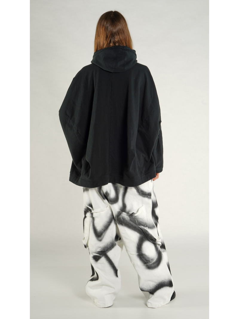 Rundholz - Oversized Baumwolljacke mit Bund - 1261271114