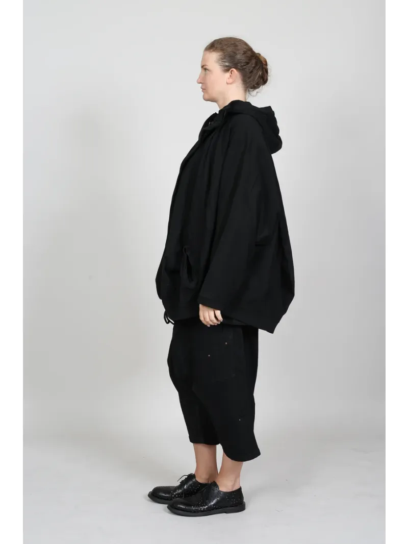 Rundholz - Oversized cotton jacket with waistband - 1261271114