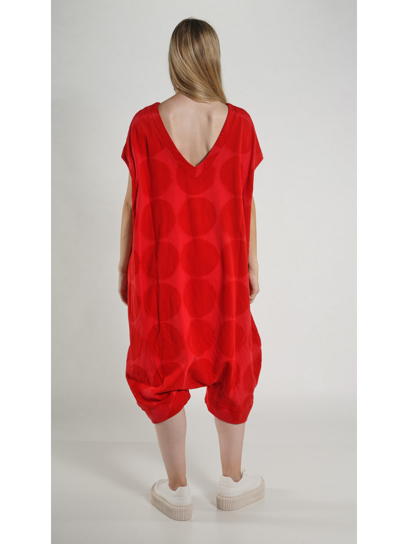 Rundholz - French Terry Overall mit V-ausschnitt Hinten - 1261271307