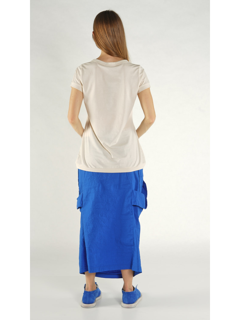 Rundholz - Schmales Baumwoll Jersey T-shirt - 1261300504