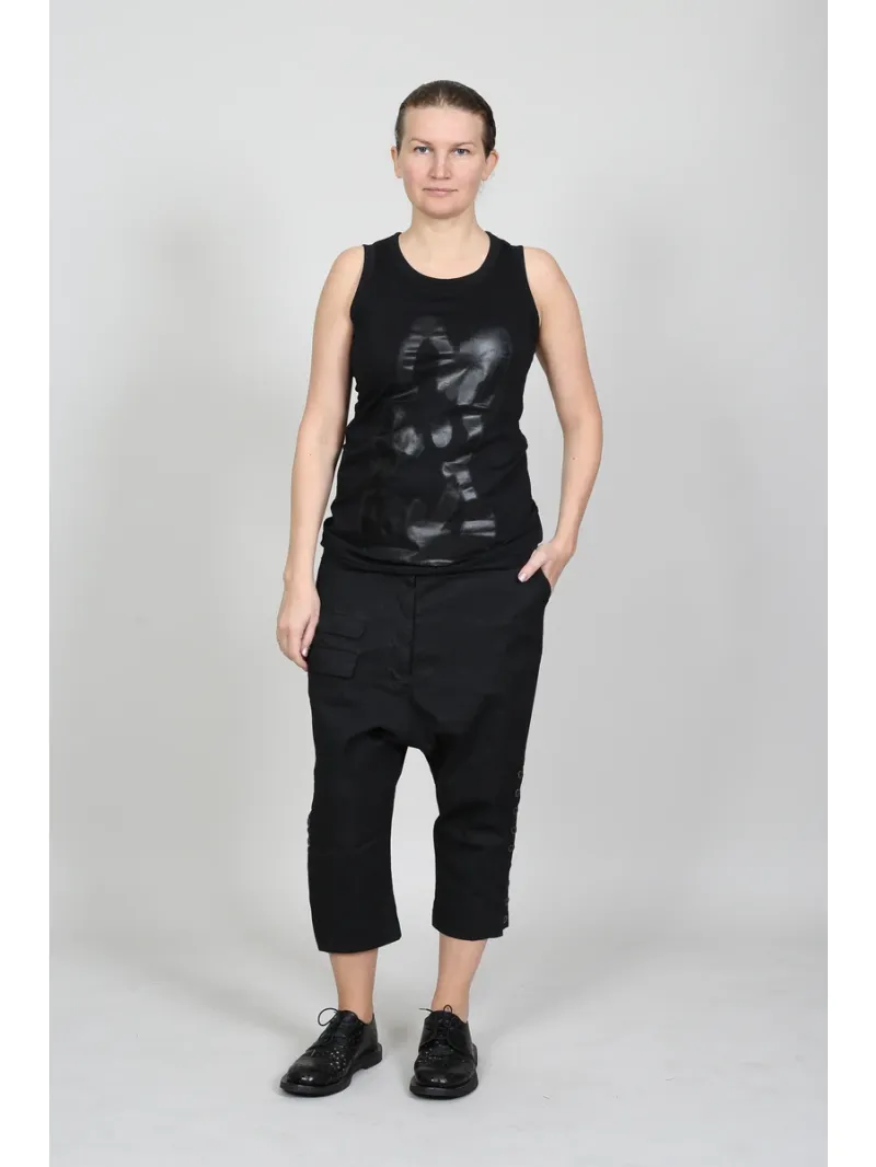 Rundholz - Tailliertes Baumwolltop mit Details - 1261300806