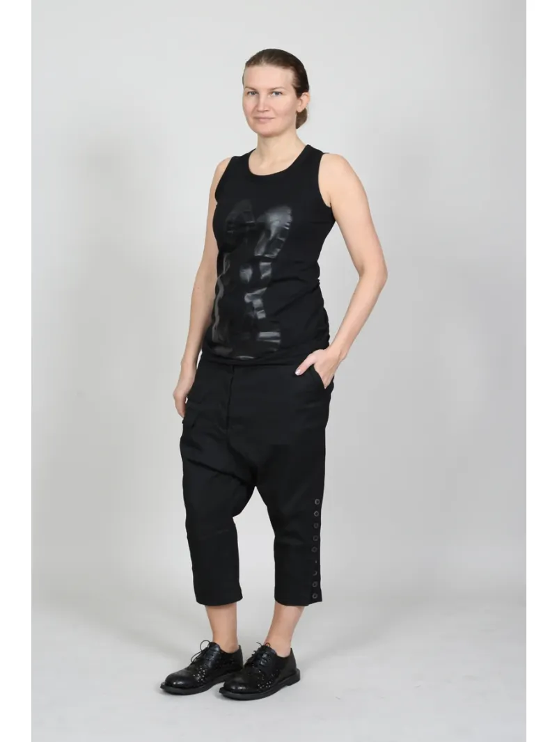 Rundholz - Tailliertes Baumwolltop mit Details - 1261300806