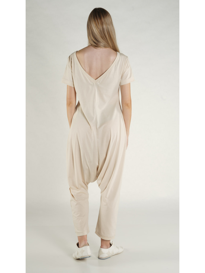 Rundholz - Baumwoll Jersey Overall mit V-ausschnitt Hinten - 1261301307