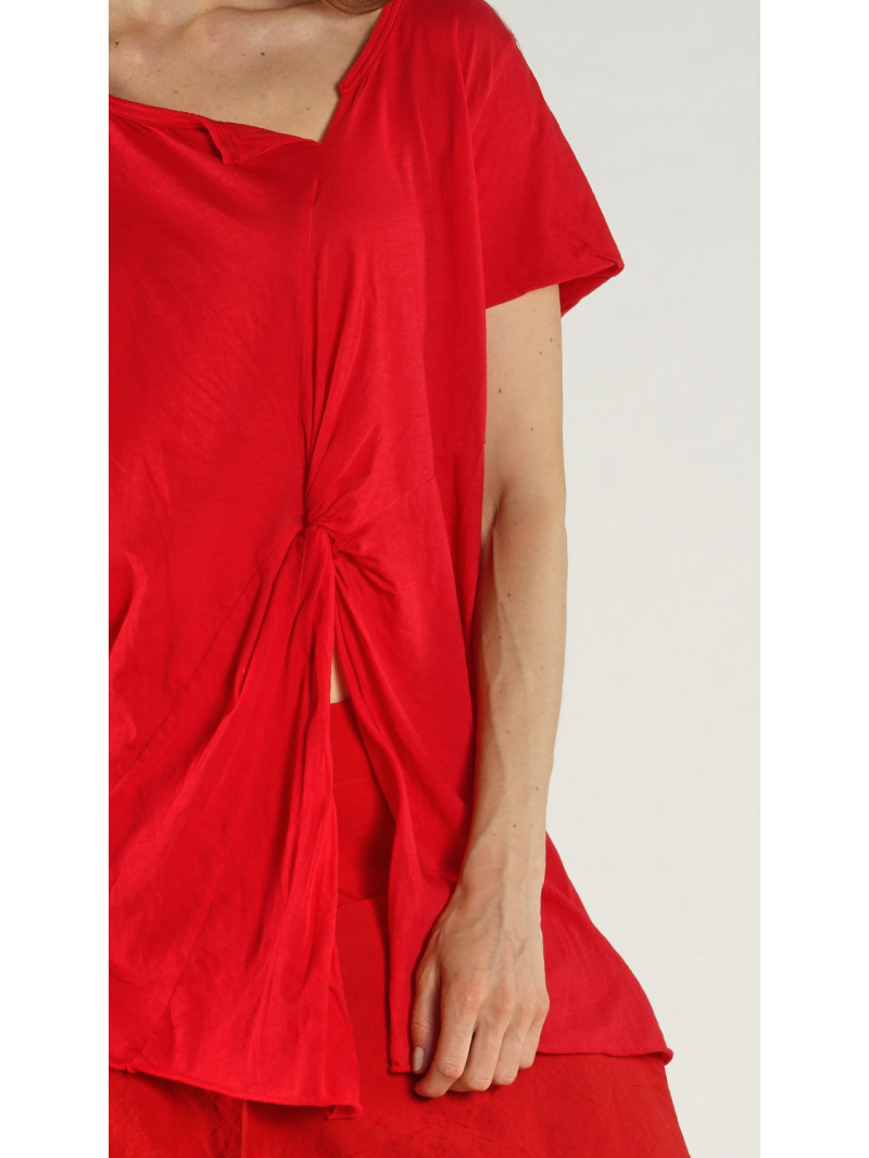 Rundholz - Schmales Papercotton T-shirt - 1261320501