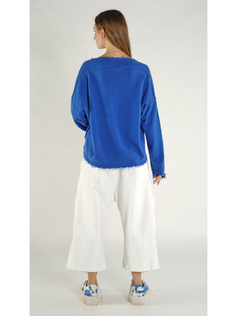 Rundholz - Weiter Merino mix Pullover - 1261330701