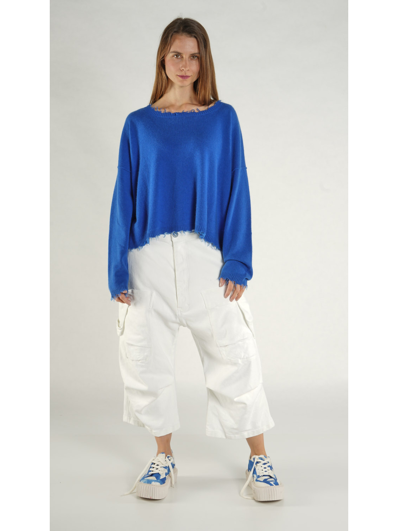 Rundholz - Weiter Merino mix Pullover - 1261330701