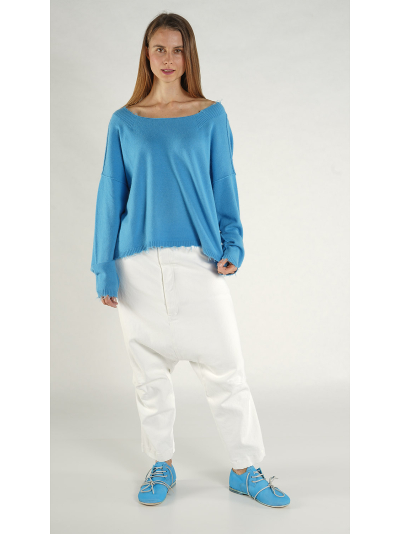 Rundholz - Hüftlanger Merino mix Pullover - 1261330703