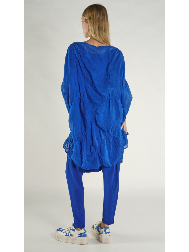 Rundholz - Kreisförmiges Baumwoll voile Kleid - 1261350902