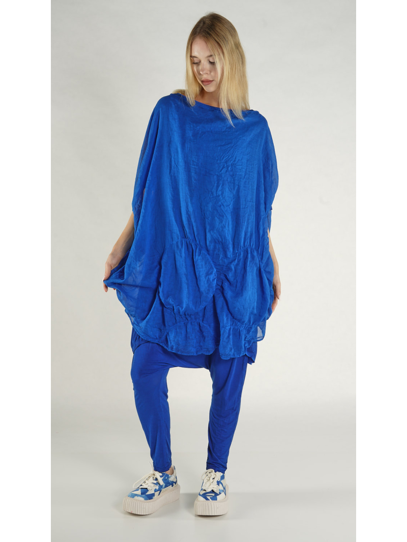 Rundholz - Kreisförmiges Baumwoll voile Kleid - 1261350902