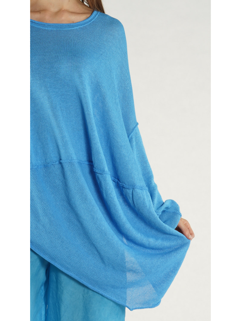 Rundholz - Asymmetrischer Ballonpullover - 1261420701