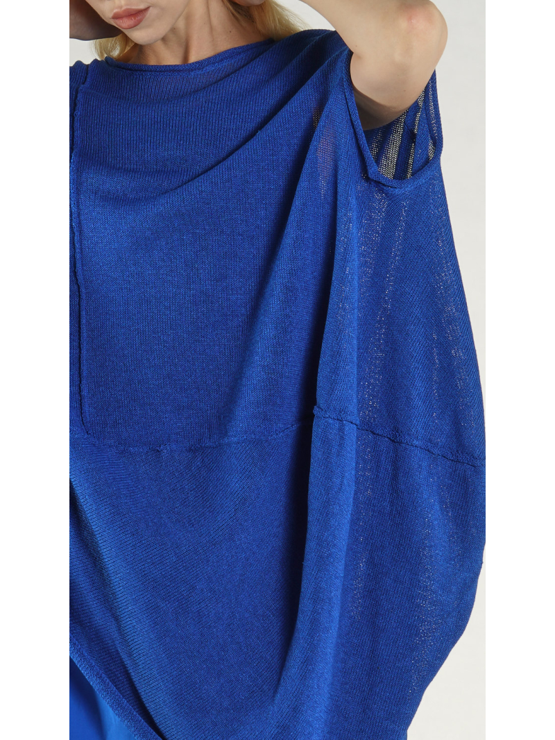 Rundholz - Ballonförmiger Baumwoll Strick Pullunder - 1261424104