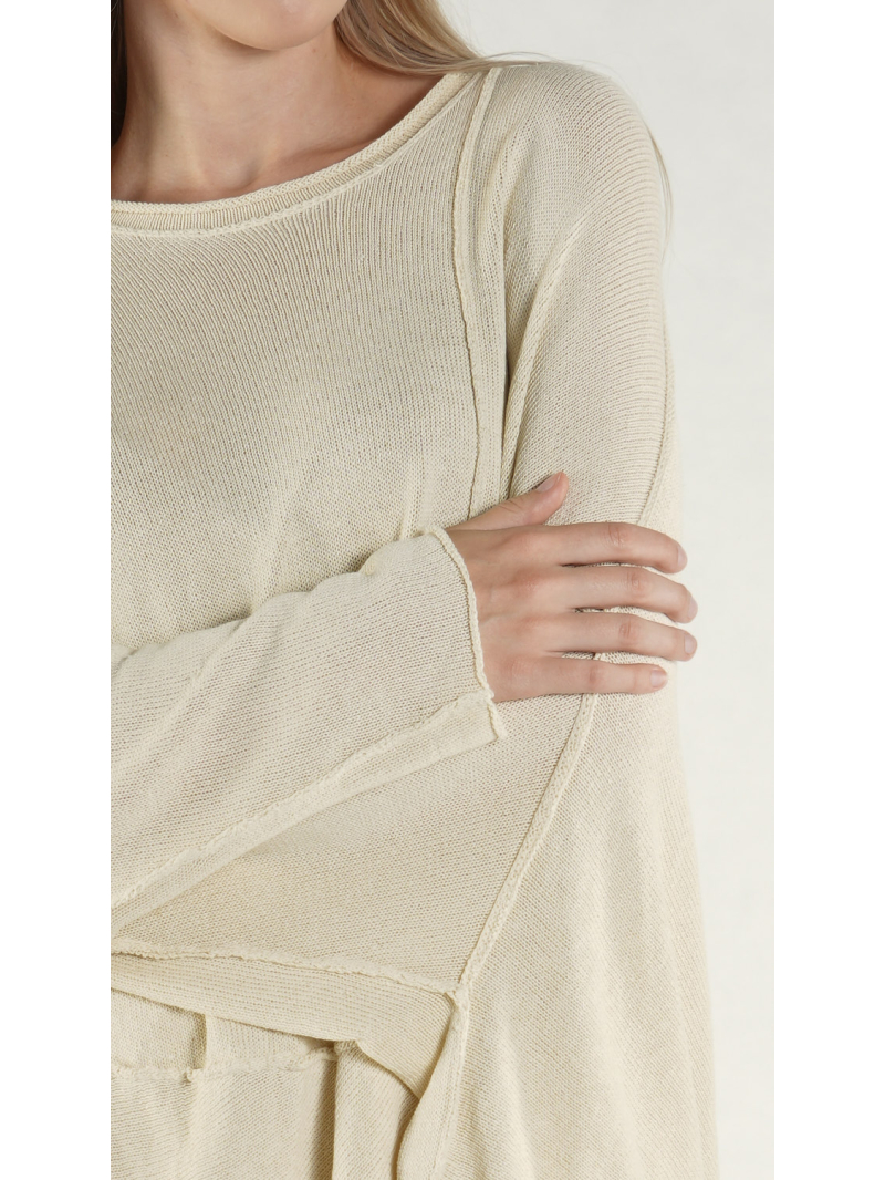 Rundholz - Asymmetrische Stricktunika in Ballonform - 1261427003