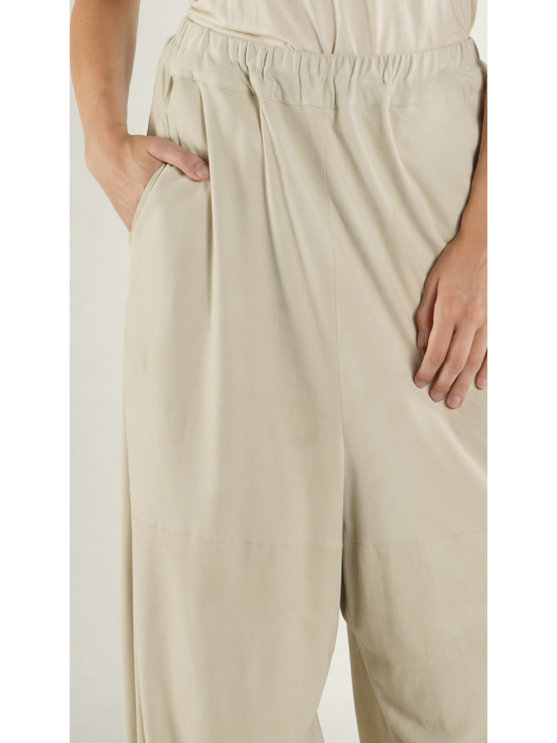 Rundholz - Lammleder Hose - 1261450104