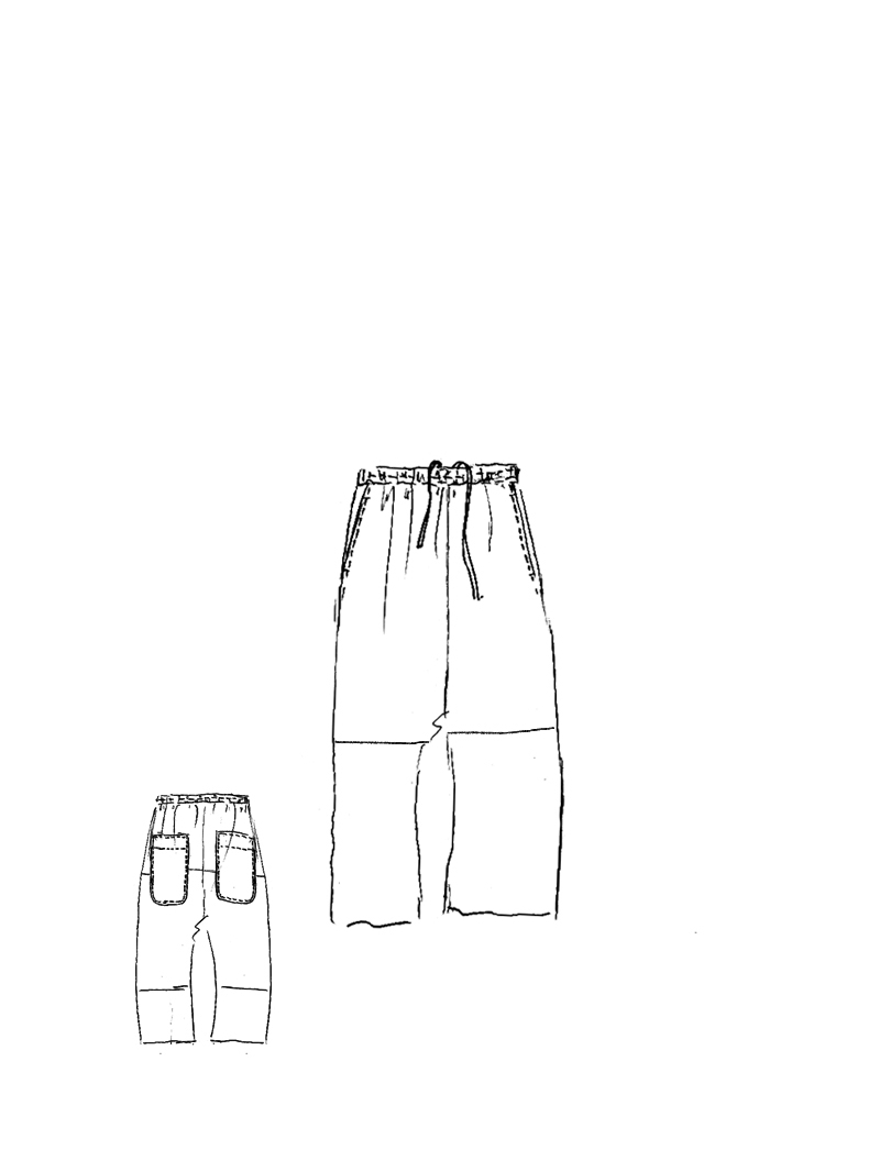 Rundholz - Lammleder Hose - 1261450104