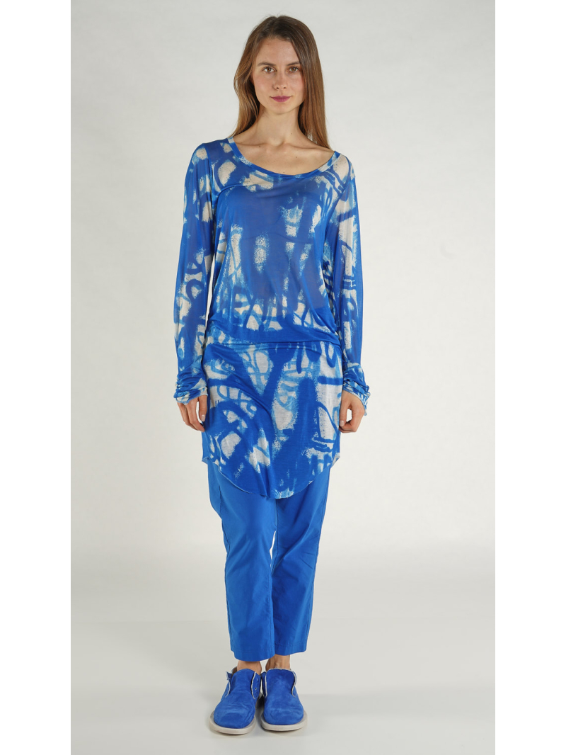 Rundholz - Langärmeliges Lyocell Seiden Shirt - 1261620501