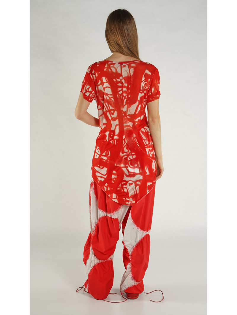 Rundholz - Schmales Lyocell Seiden T-shirt - 1261620502