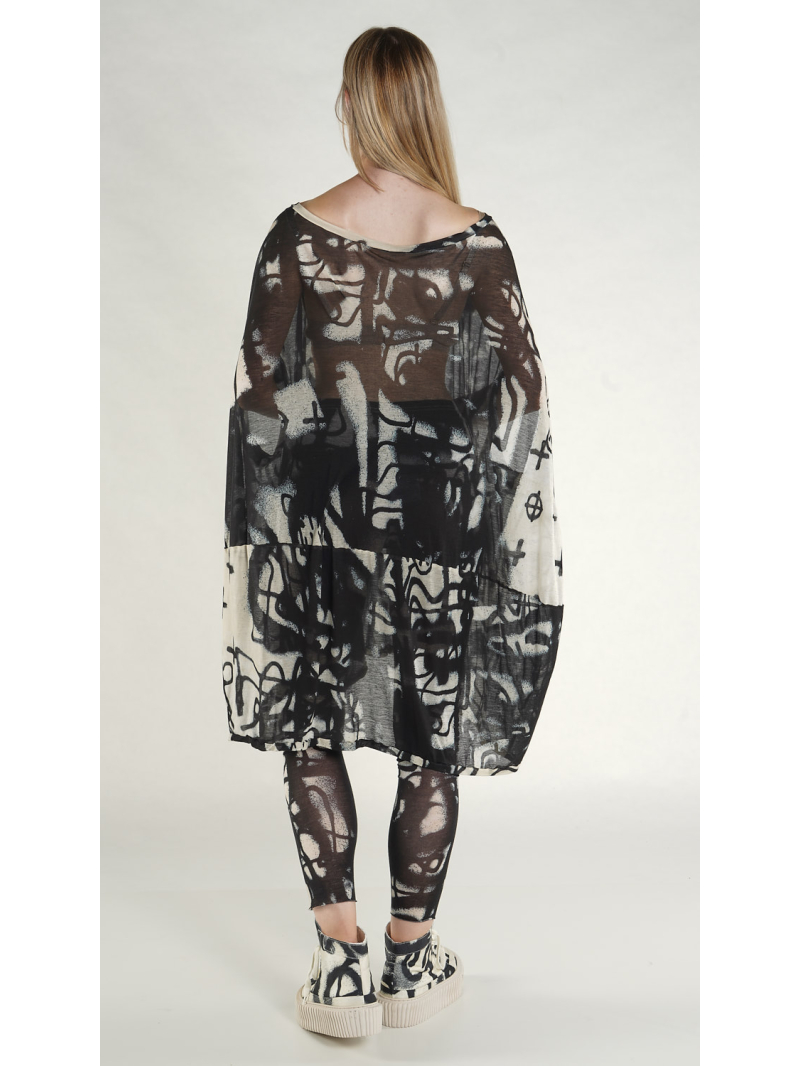 Rundholz - Oversized Tunika mit fließendem Fall - 1261621904