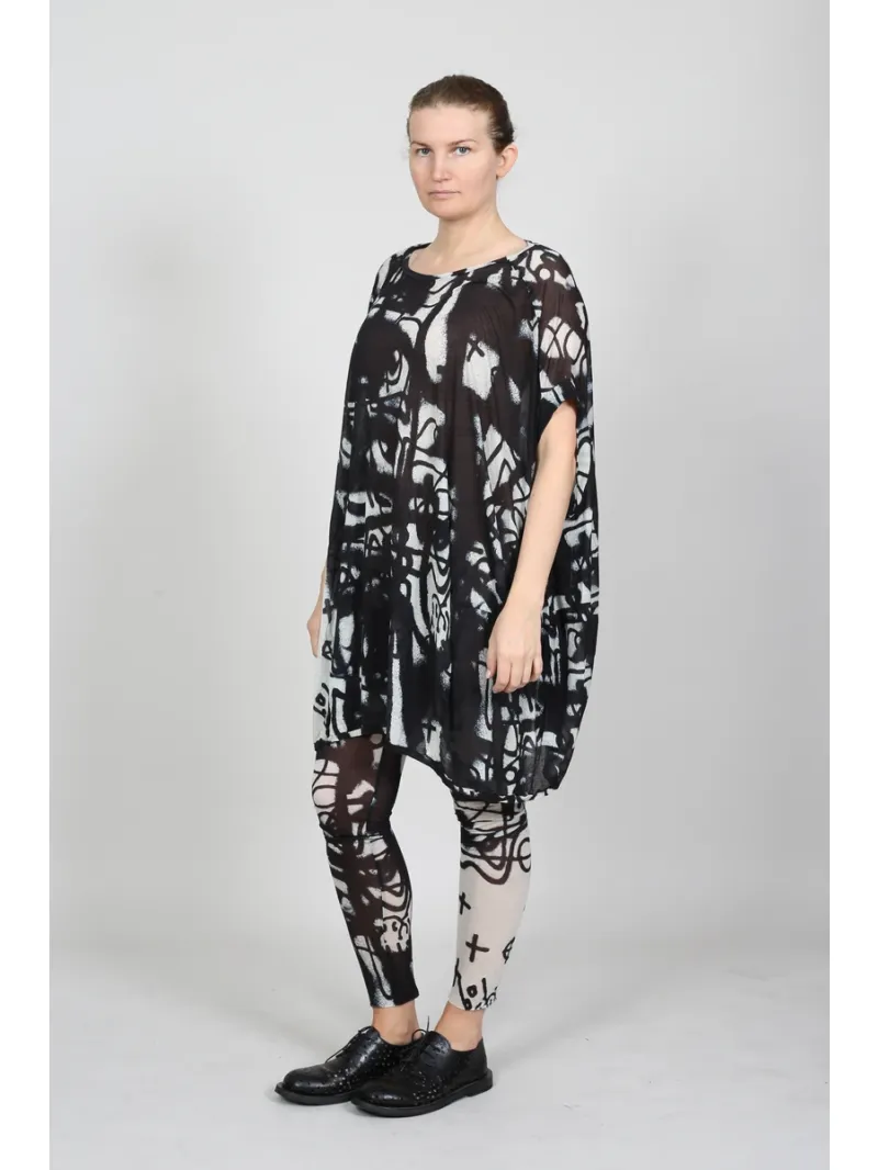 Rundholz - Oversized Tunika mit fließendem Fall - 1261621904