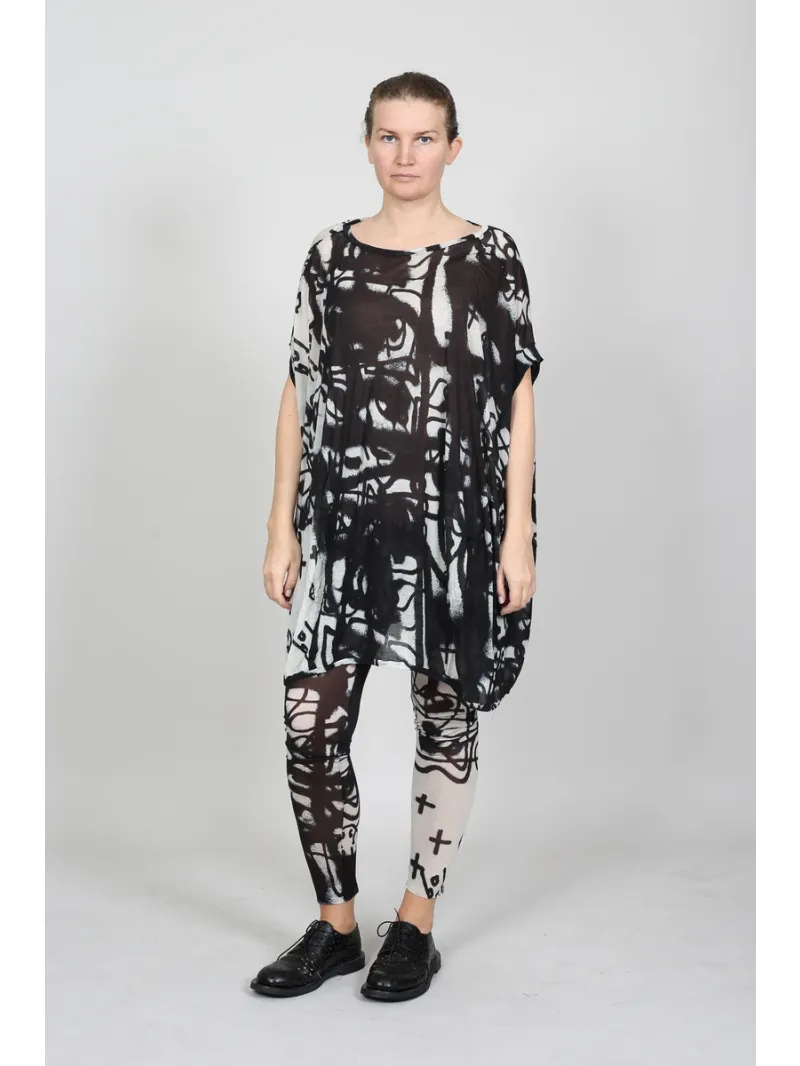 Rundholz - Oversized Tunika mit fließendem Fall - 1261621904