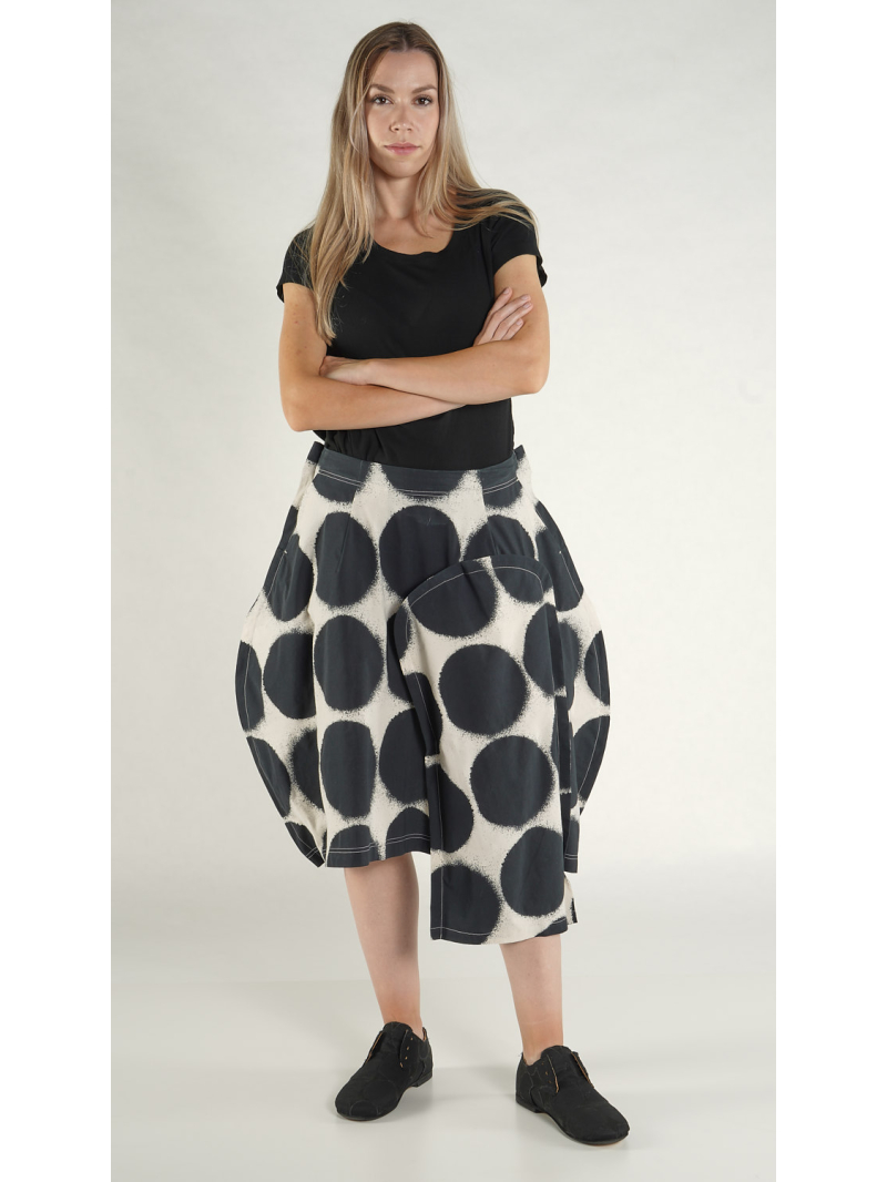 Rundholz - Asymmetrische Cottonshape Hose - 1261630104