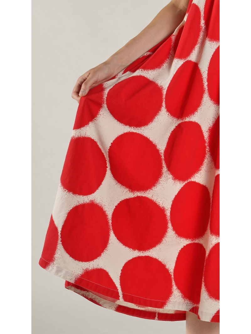 Rundholz - A-Linien Kleid mit filigranen Trägern - 1261630908