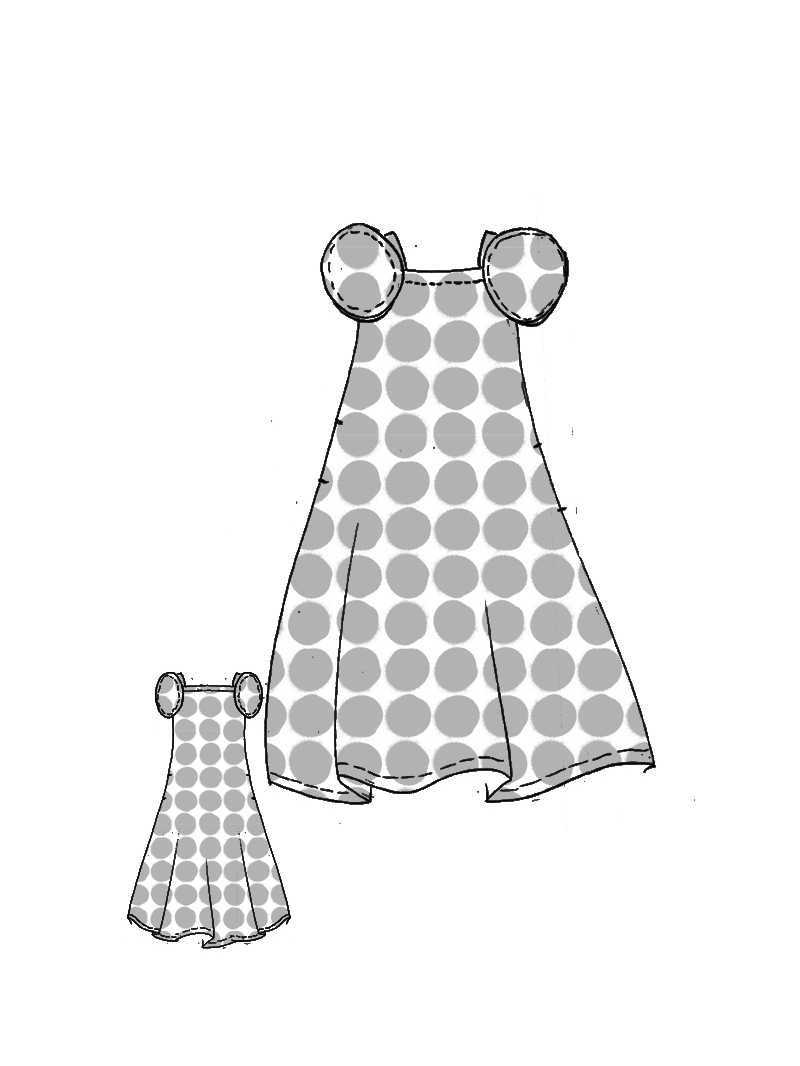 Rundholz - A-Linien Kleid mit filigranen Trägern - 1261630908