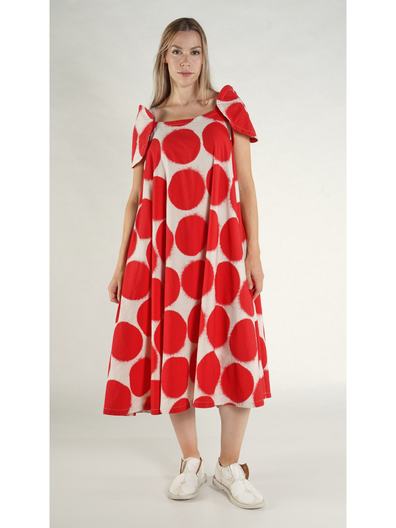 Rundholz - A-Linien Kleid mit filigranen Trägern - 1261630908