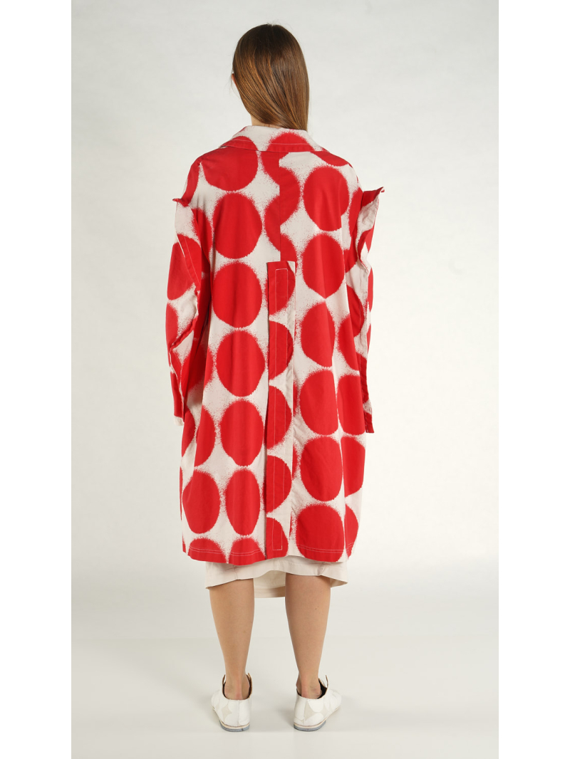 Rundholz - Weiter Cottonshape Mantel - 1261631216