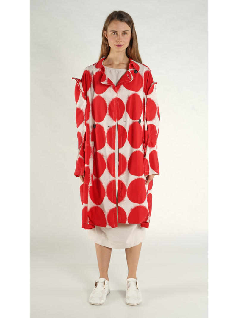 Rundholz - Weiter Cottonshape Mantel - 1261631216