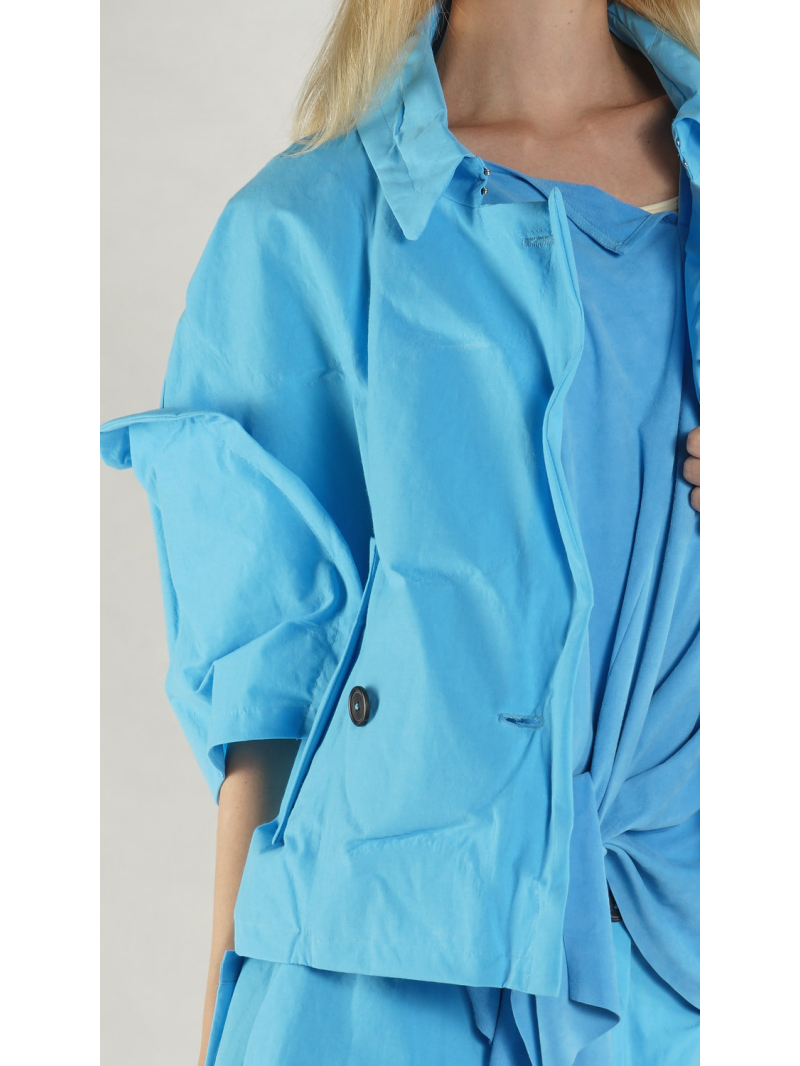 Rundholz - Weite Cottonshape Jacke - 1261641106