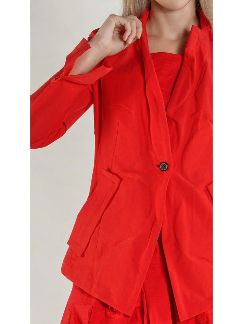 Rundholz - Taillierte Cottonshape Jacke - 1261641107