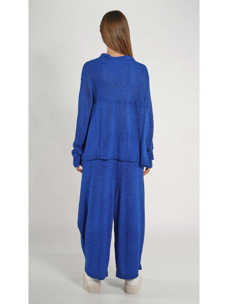 Rundholz - Ballonförmiger Seiden Pullover - 1261660702