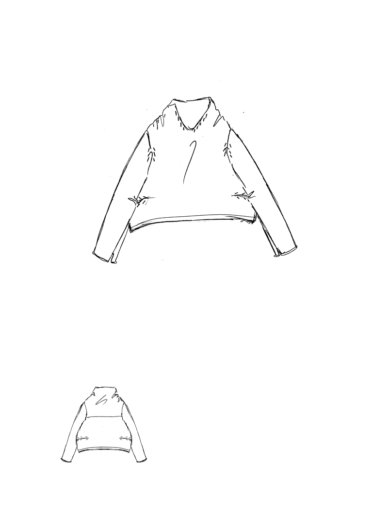 Rundholz - Ballonförmiger Seiden Pullover - 1261660702