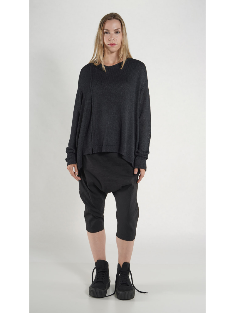 Rundholz - Lockerer Seiden Pullover - 1261660703