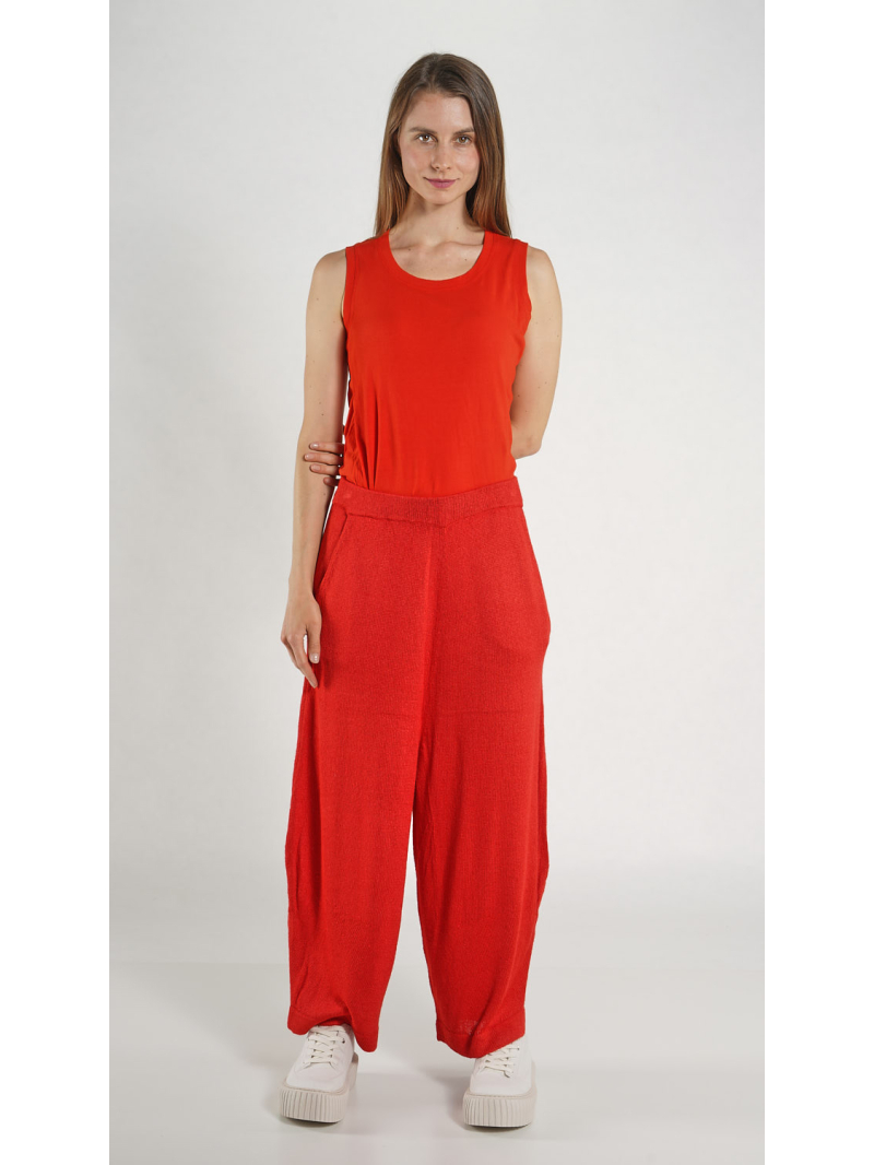 Rundholz - Seiden Strickhose - 1261667607