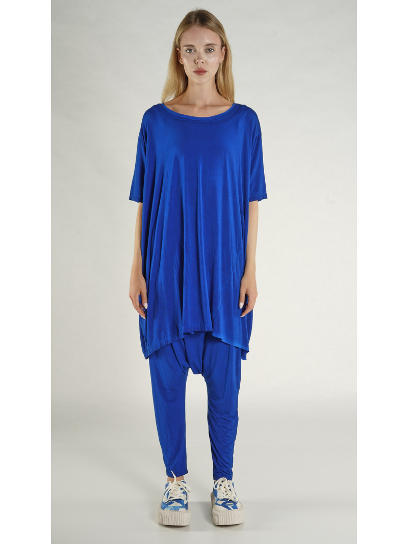 Rundholz - Ballonförmiges Modal Seiden T-shirt - 1261700504