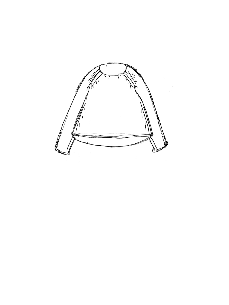 Rundholz - Weiter Leinen Strick Pullover - 1261720702