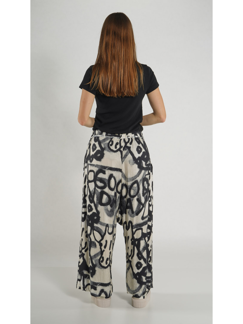 Rundholz - Weite Viskose Hose - 1261730103